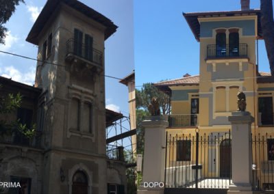 Villa Passignano prima-dopo